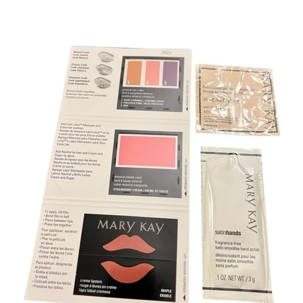 Mary Kay Lot Assorted Samples New & Discontinued‎ Colors Single Use Travel #104